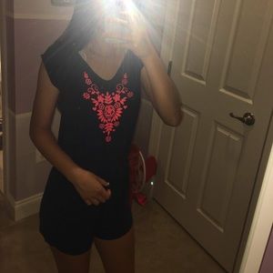 romper that ties in the back